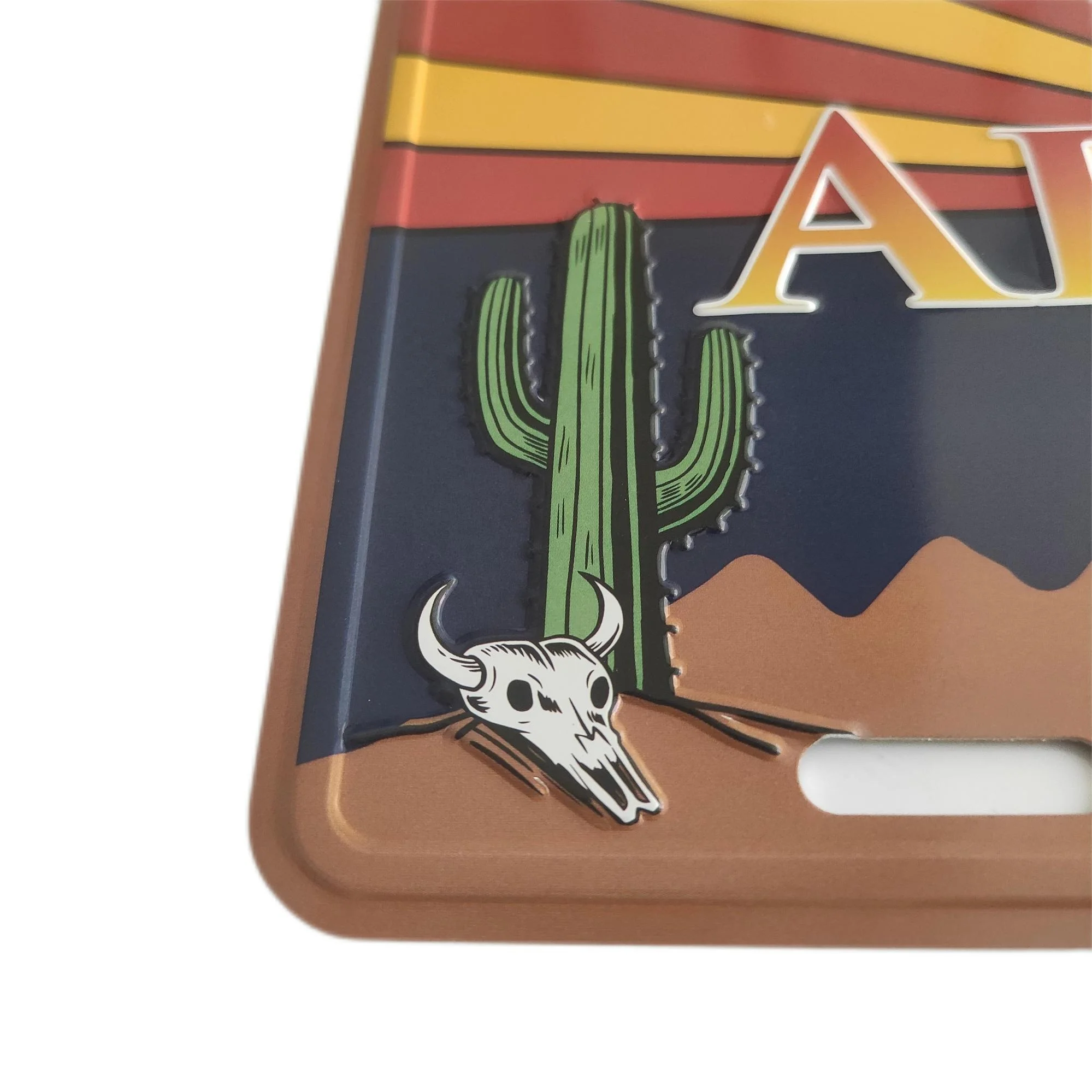 Custom Auto Aluminum Sheeting Embossing USA Arizona Grand Canyon State Car License Plate Number Plate