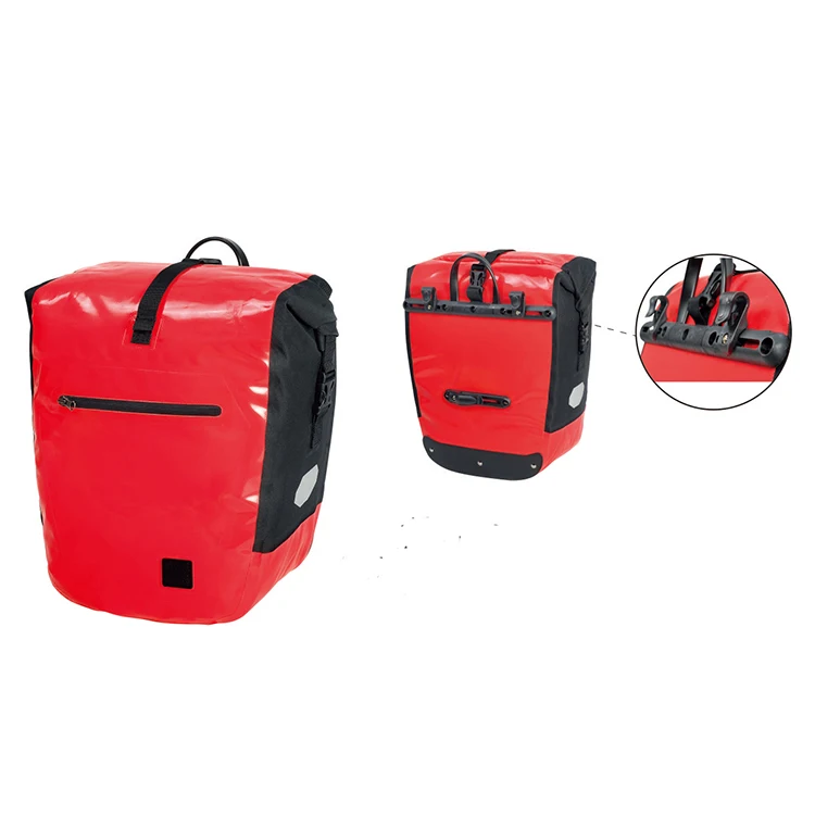 
Bicycle Front Carrier Travel Pannier Bike Waterproof Bag 
