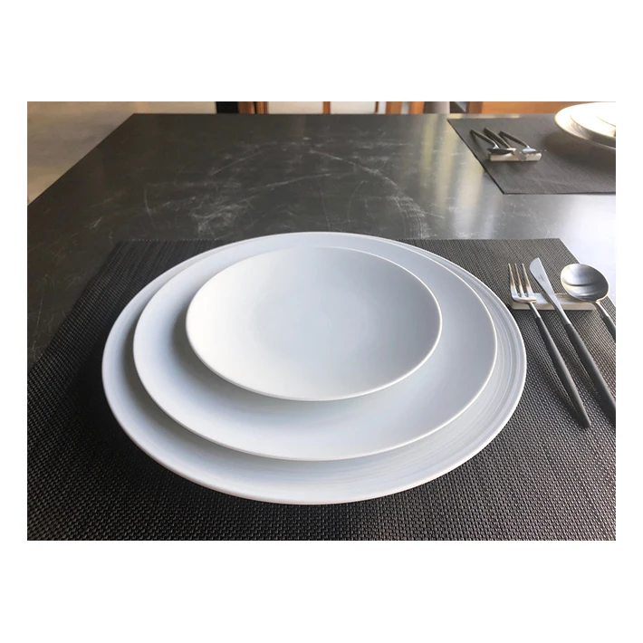 
Restaurant fine porcelain plates sets dinnerware wholesale crockery dinner sets ceramic tableware 