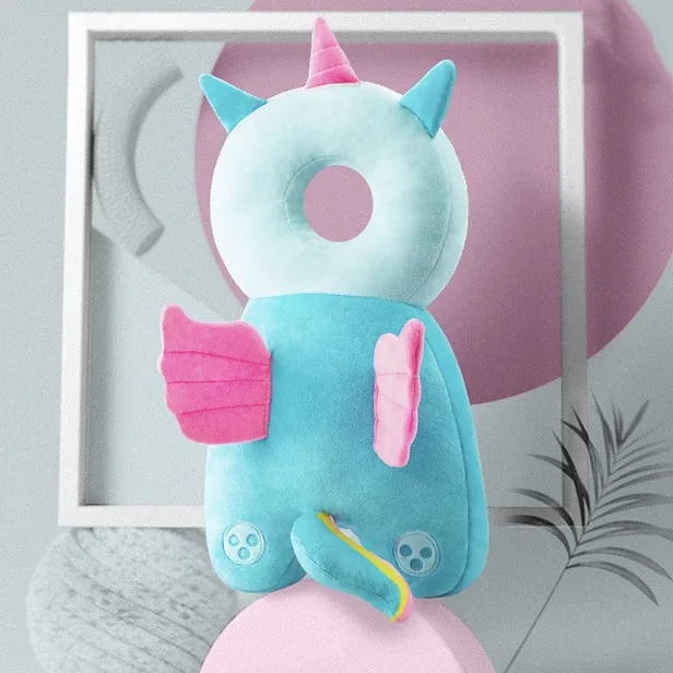 Toddler Walking Head Protection Backpack Headrest, PP Cotton Filling Shaped Cushion for Crawling, Baby Head Protector Pillow