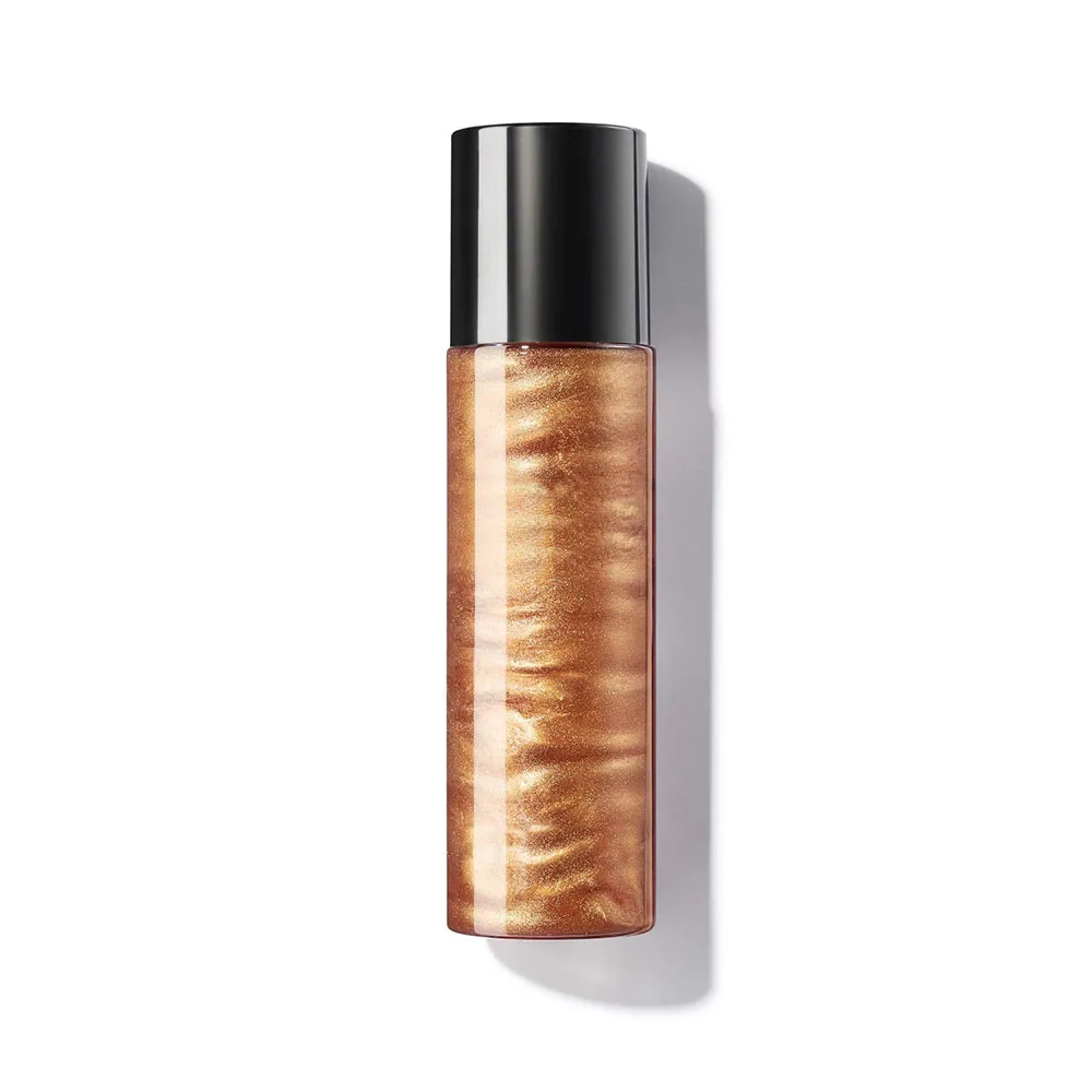 Waterproof Makeup Body Face  Luminizer Bronzer Liquid Highlighter Spray With Private Label