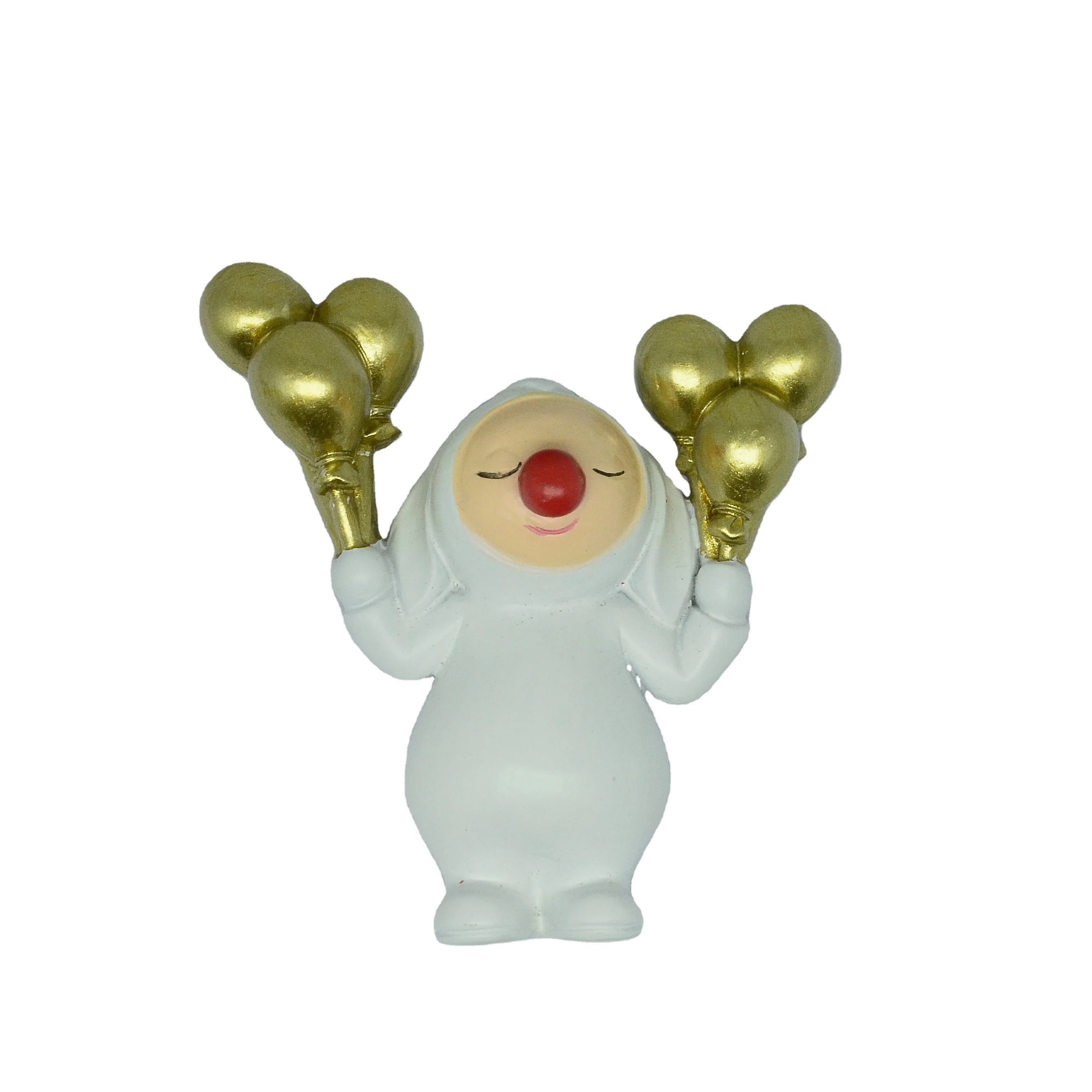 Wholesale Custom Hand Paint 3D Resin Animal Rabbit Statues Souvenir Fridge Magnet