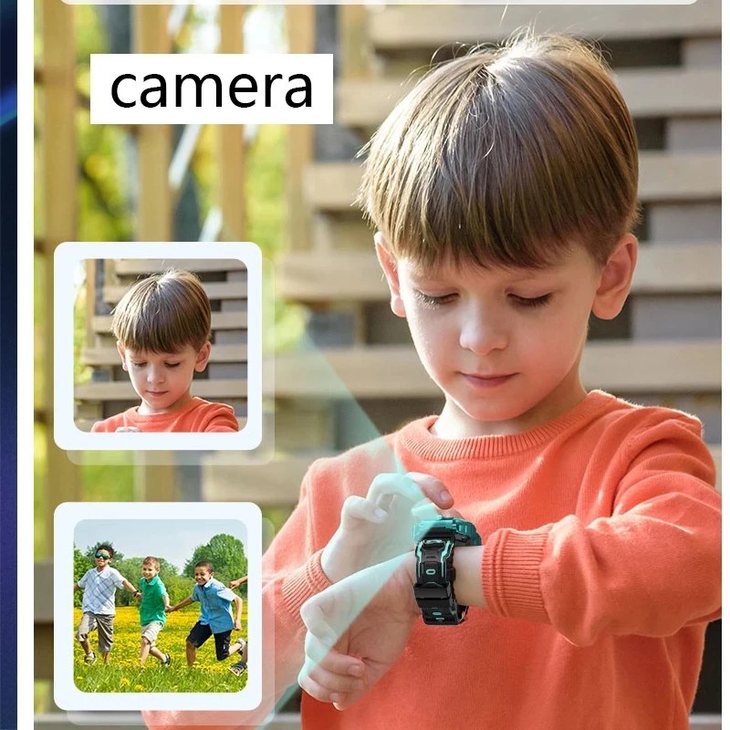 Z6 Kids Smart Watch for Children SOS Call Phone Watch Smartwatch use Sim Card Photo Waterproof IP67 Kids Gift For IOS Android
