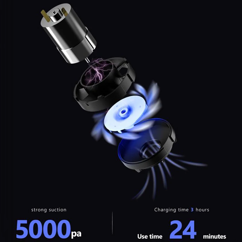 
Original Xiaomi 70mai Car Vacuum Cleaner 5000 Pa Suction Cordless Handheld Car Cleaner 