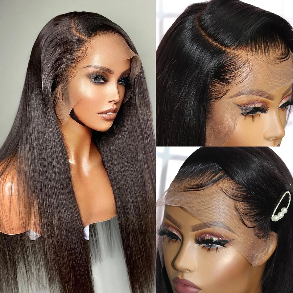 Cheap Peruvian Human Hair Lace Front Wigs For Black Women Natural Hair HD Lace Frontal Wig Vendors Full Lace Human Hair Wigs