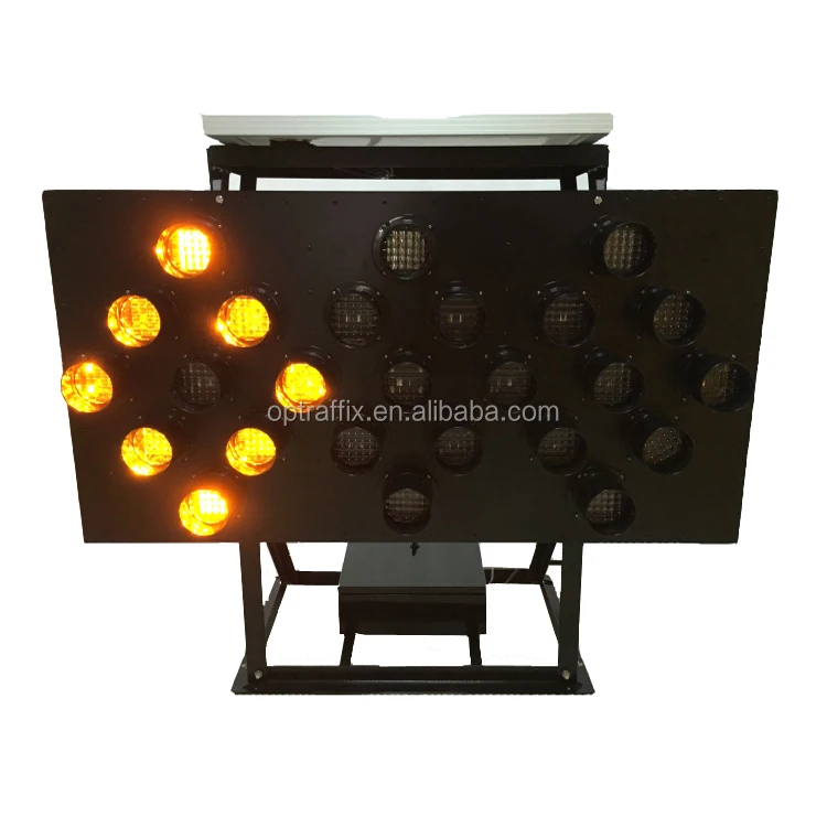 Power Driven Rotatable Arrow Board LED 15 or 25 Lights VMAB Vehicle Mounted Arrow Board