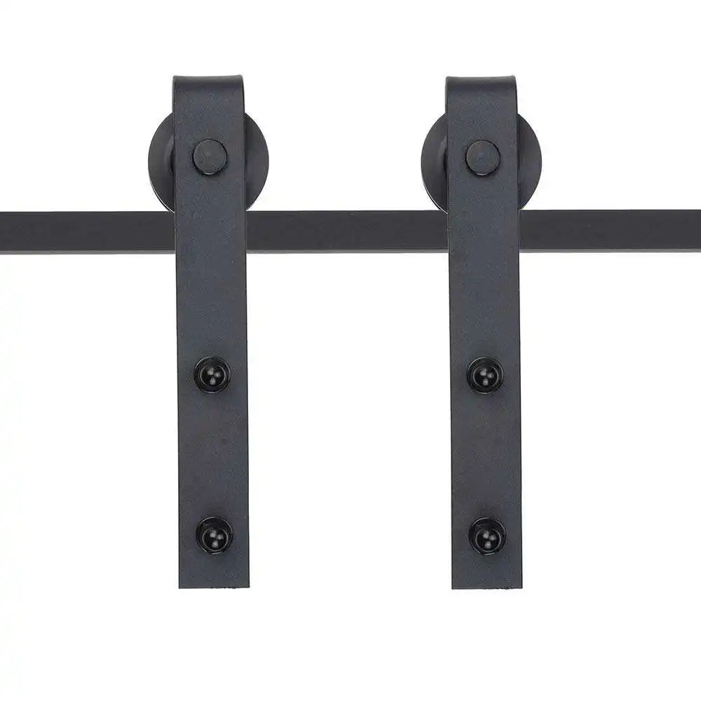 Factory Direct 1.5M-5M Customized Trap Door Handle Hardware Sliding Barn Door Hardware Kit Track