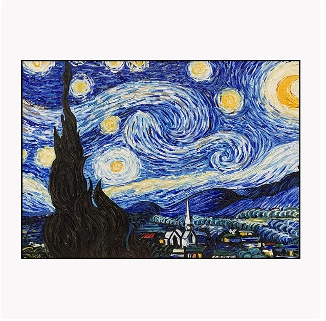 Famous Van Gogh Paintings Starry Abstract Wall Art Living Room Painting Hotel CanvasHand Painted reproduction paintings