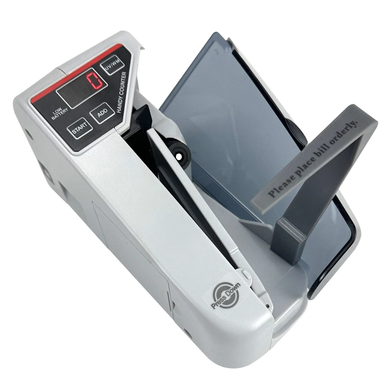 Car Charger V30 Mini Portable Money Counter With UV/WM Lamp Fake Notes Detection Handy Bill Notes Counting Machine