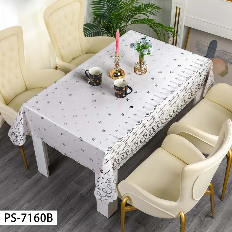 Kinshun Durable and Easy-to-Clean PVC Covering for Superior Protection Against Water and Stains Oil Tablecover