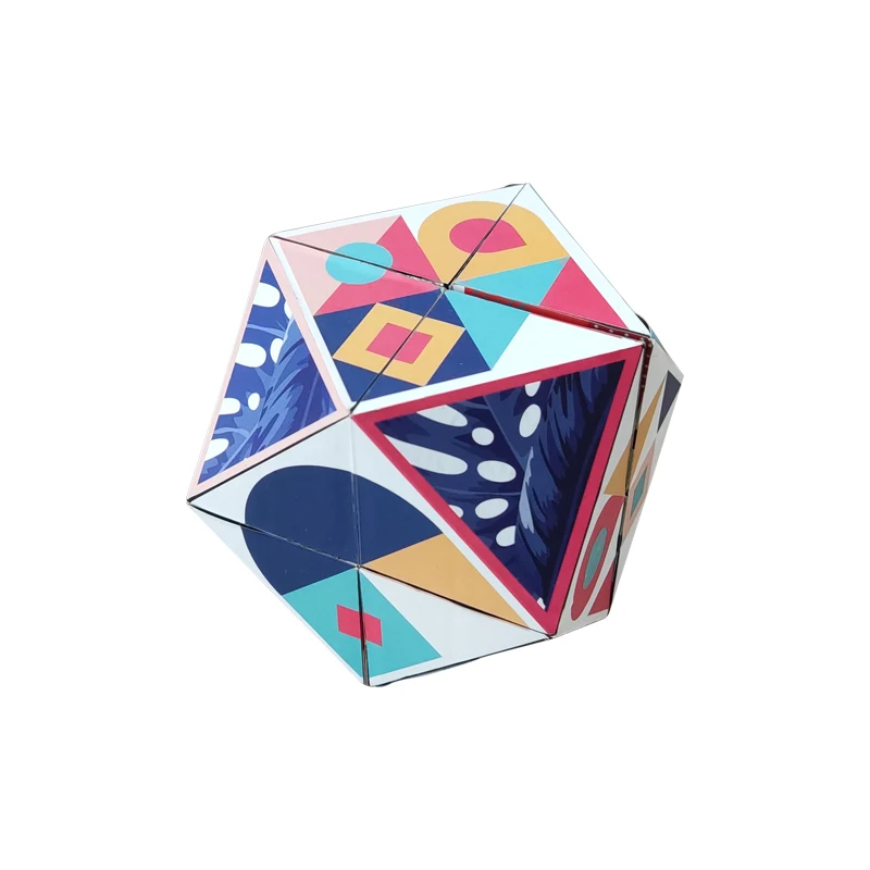 Wholesale Hot Sell Educational Toy Changeable 3D Transforms Magic Cube for Kids Adult