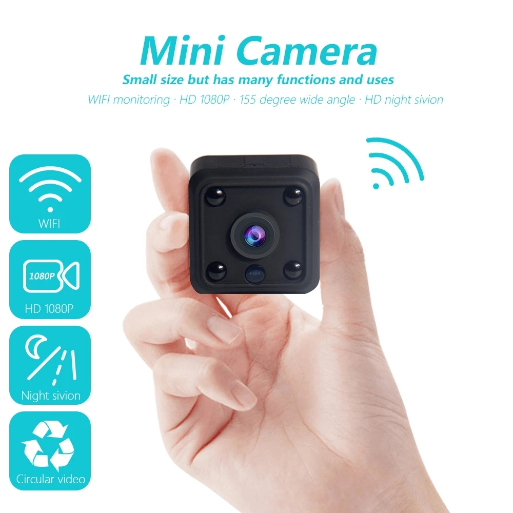 Best 1080P Mini Camera Wifi Indoor Nanny Camera with Night Vision