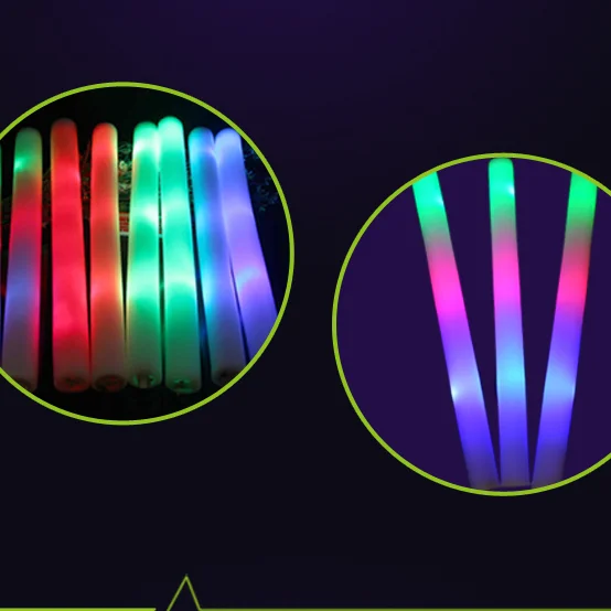 led flashing foam sticks Festival Event Party Supplies Horror Halloween Christmas celebration favor