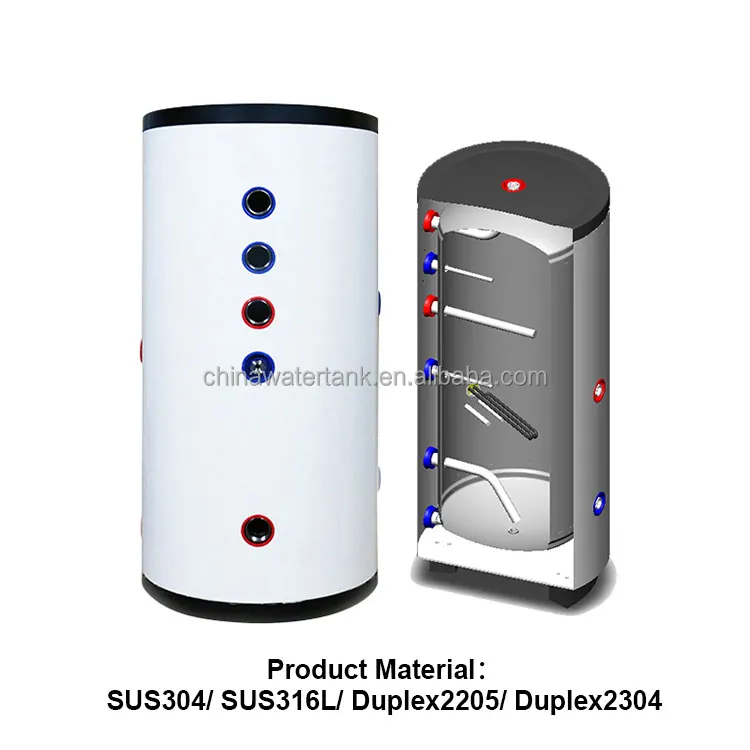 SST отель давления буферный бак SUS 304/316/нержавеющая сталь дуплекс 100l 200l 600l Горячая