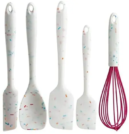 Silicone Spatula Set Spoonula & Whisk Set Printed Silicone Spatula