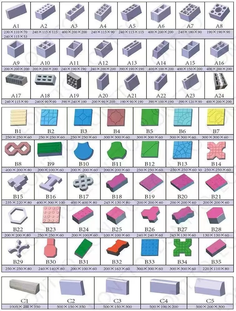2-45A low investment manual mini cement block making machine