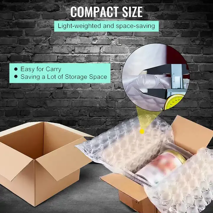 Environmentally Re-usable Shoes Handbag Protective & Cushioning Packing Materials Filler air bubble film Roll