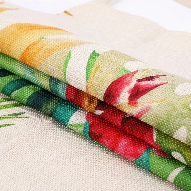 Sunflower printed custom linen adult aprons for home cleaning cooking kitchen Women apron chef baking Restaurant Waiter