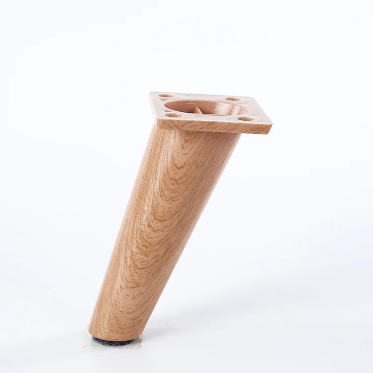 2024 plastic ABS matt surface round Furniture Leg sofa legs wood furniture parts