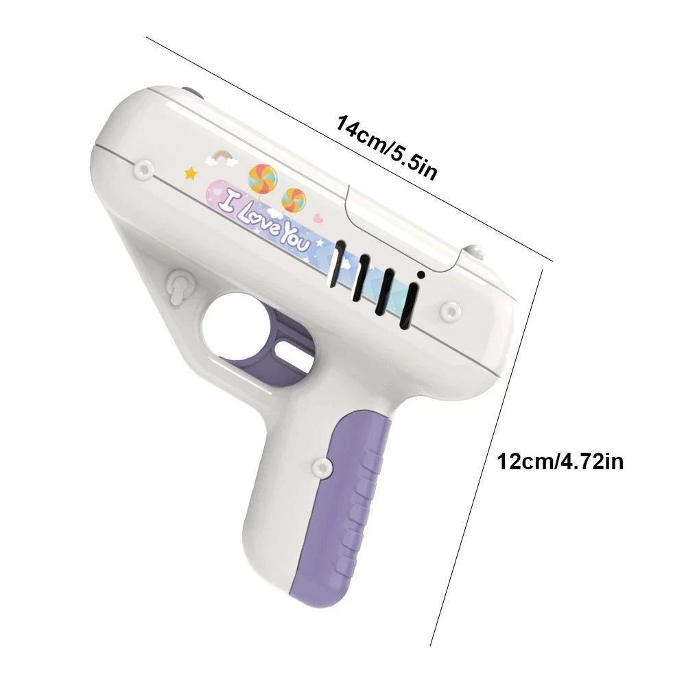 Candy Gun Sugar Lollipop Gun Sweet Toys for Girlfriends Light Toy lollipop storage Toy for Children Adult I Love You