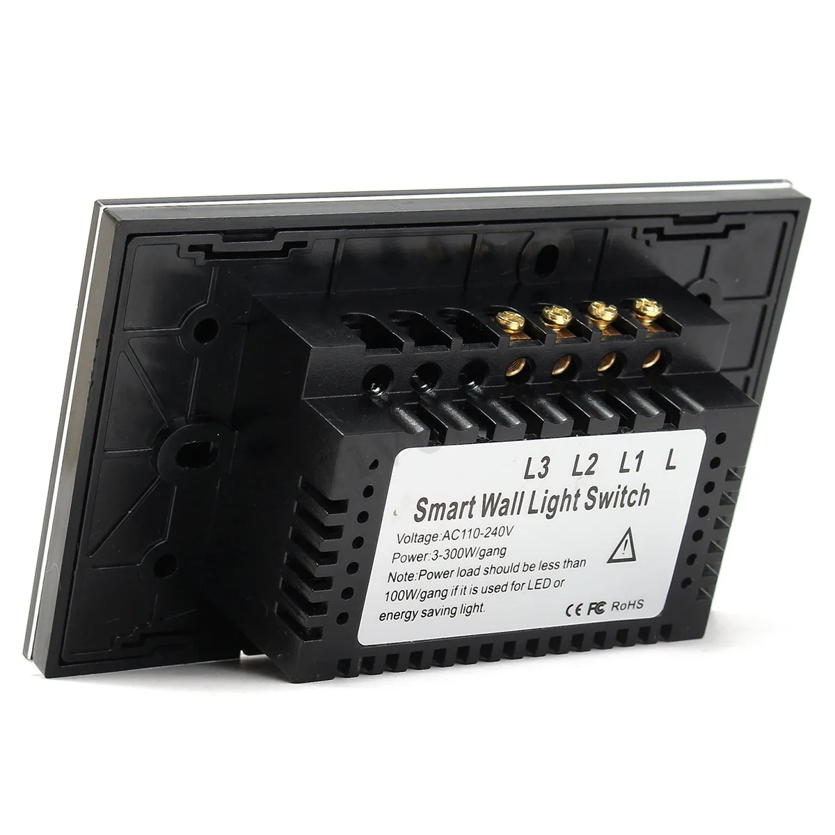 Smart Touch Glass Coated Switch Board Wall Breaker Touch Sensor Switch US Au