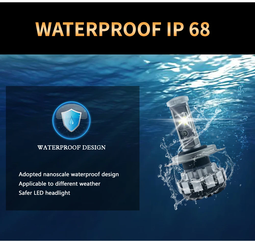 
2021 New Turbo LED H4 H13 9004 9007 40 watts 4000 lumen car bulb H1 H7 H11 9005 9006 T1S led headlight for car motorcycle truck 