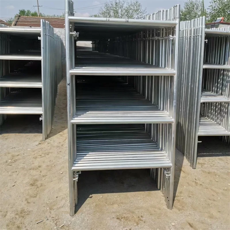 Facade Building Powder Coated Q235 Steel Mason H Frame Scaffolding