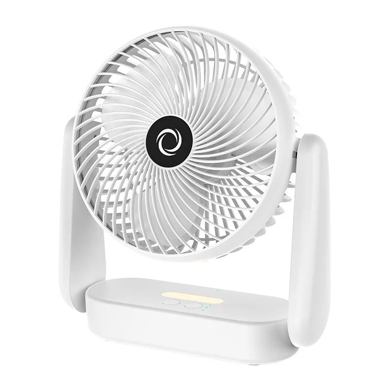 Desktop Fan  with Light Rechargeable USB Cooling Portable Electric Fan