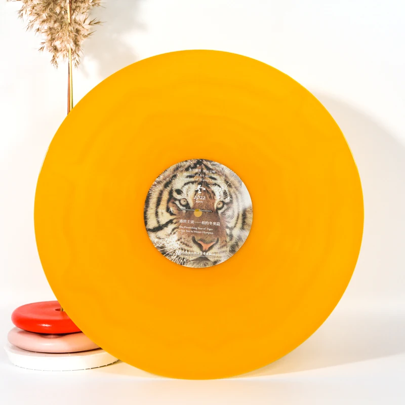 12 Inch Black Vinyl Records LP Pressing Vinyl Record Pressing in Full Color Sleeve