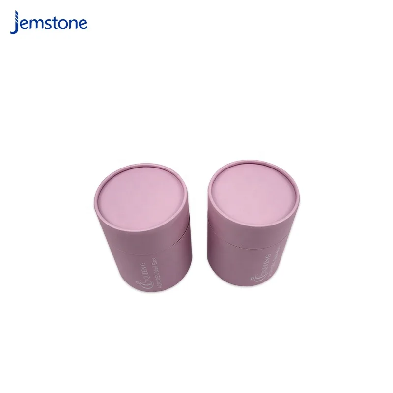 Custom Unique Kraft Paper Tube Container Cylinder Cardboard Packaging for Boob Tape Breast Cover
