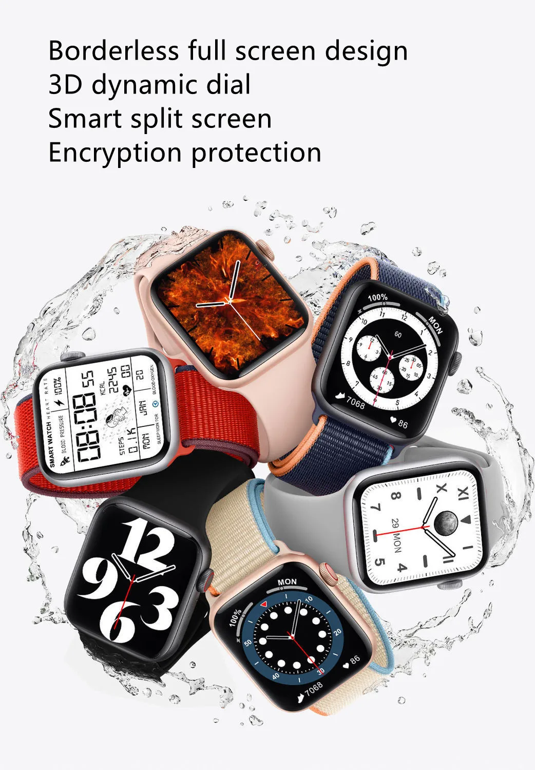 DT100+ NEW 1.78 inch Smart watch DT100 PLUS  inteligente dt100plus Multifunctional series 6 smartwatch dt100+