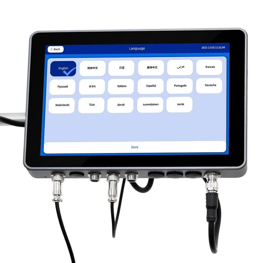 10 inch touch screen easy to use system new tij printer low cost bottle plastic bag expiry date printing machine