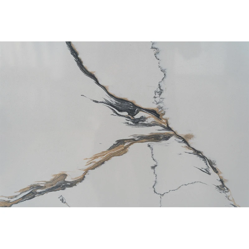 Low price engineered quartz stone surface for bedroom floor and Dinning table Quartz Stone