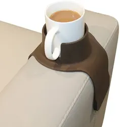 Spill Proof Sofa Cup Holder Food Grade Silicone Beverage Coffee Cup Holder For Sofa Recliner Armchair-Sofa cup holder tray