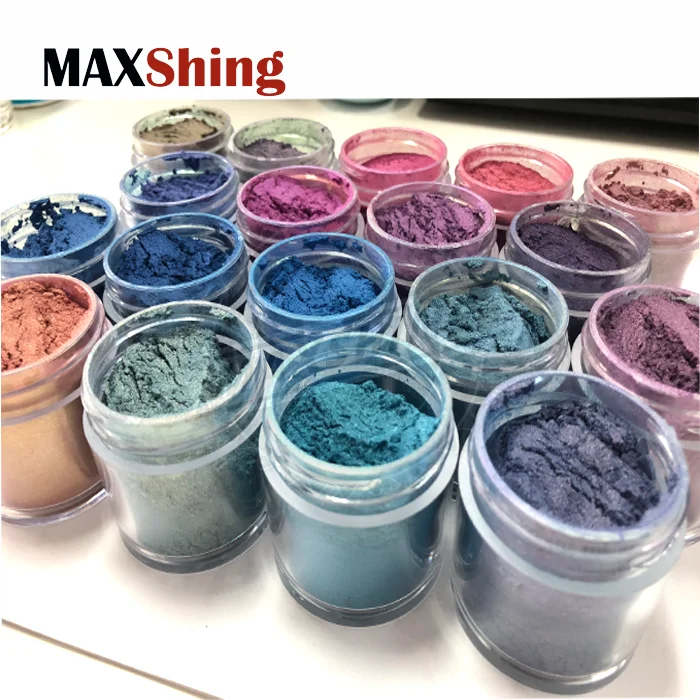 Косметический мерцающий перламутровый пигмент цветной слюдяной порошок для макияжных изделий
