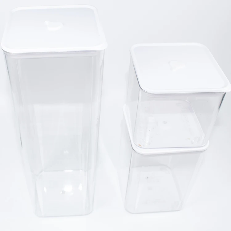 Food Storage & Container Sealed Ring Bottles Kitchen Storage Box Transparent Food Canister Keep Fresh New Clear Container