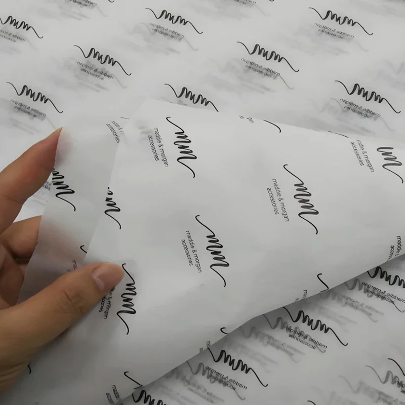 Custom Logo Printed  Paper Sheets 17gsm Gift Jewelry Toys Shoes Clothing Wrapping Silk tissue Paper