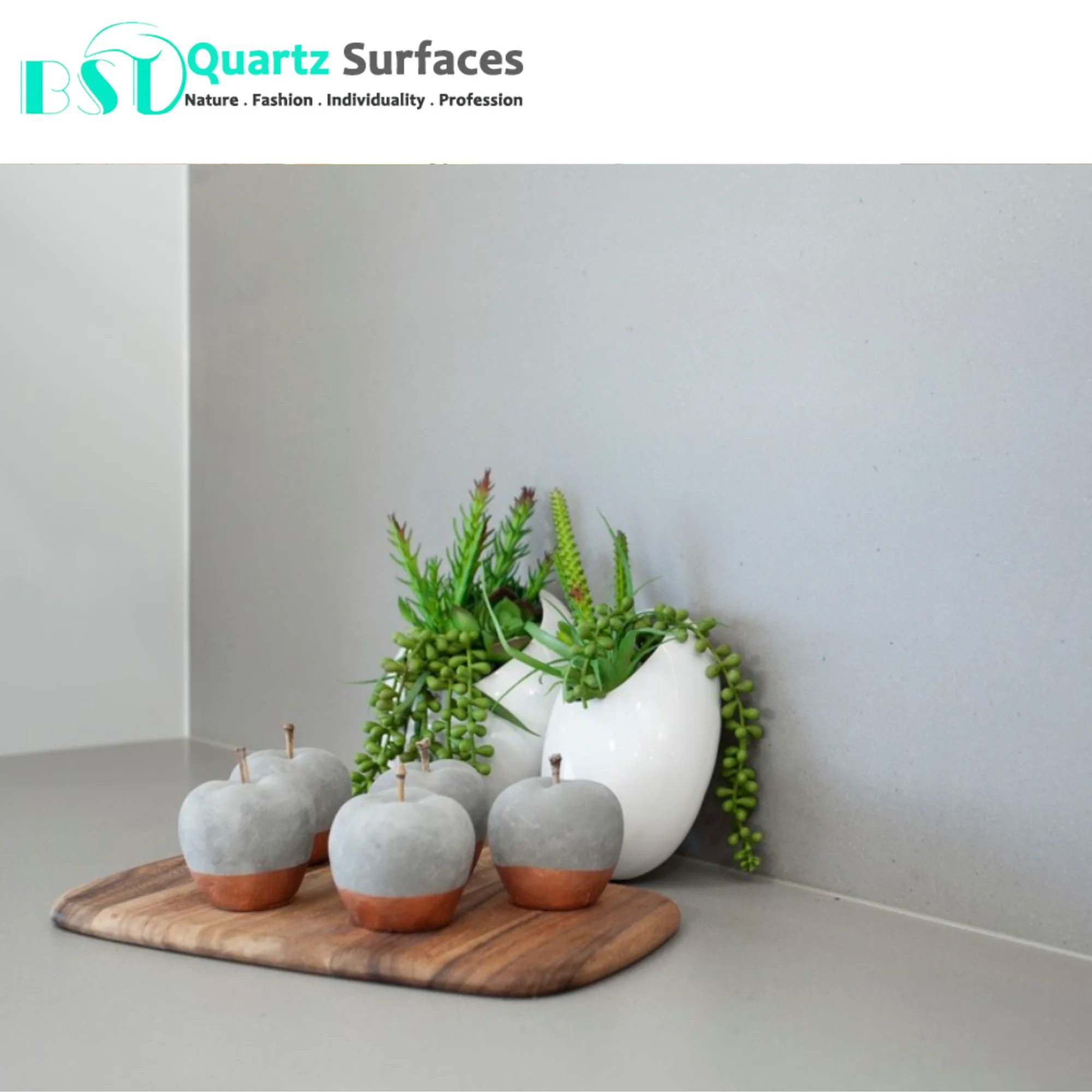 Sleek Concrete Quartz Stone Construction Materials Floor Azulejos Grey Kitchen Quartz Marble Carreaux Sol 60x60 Porcelain Tiles