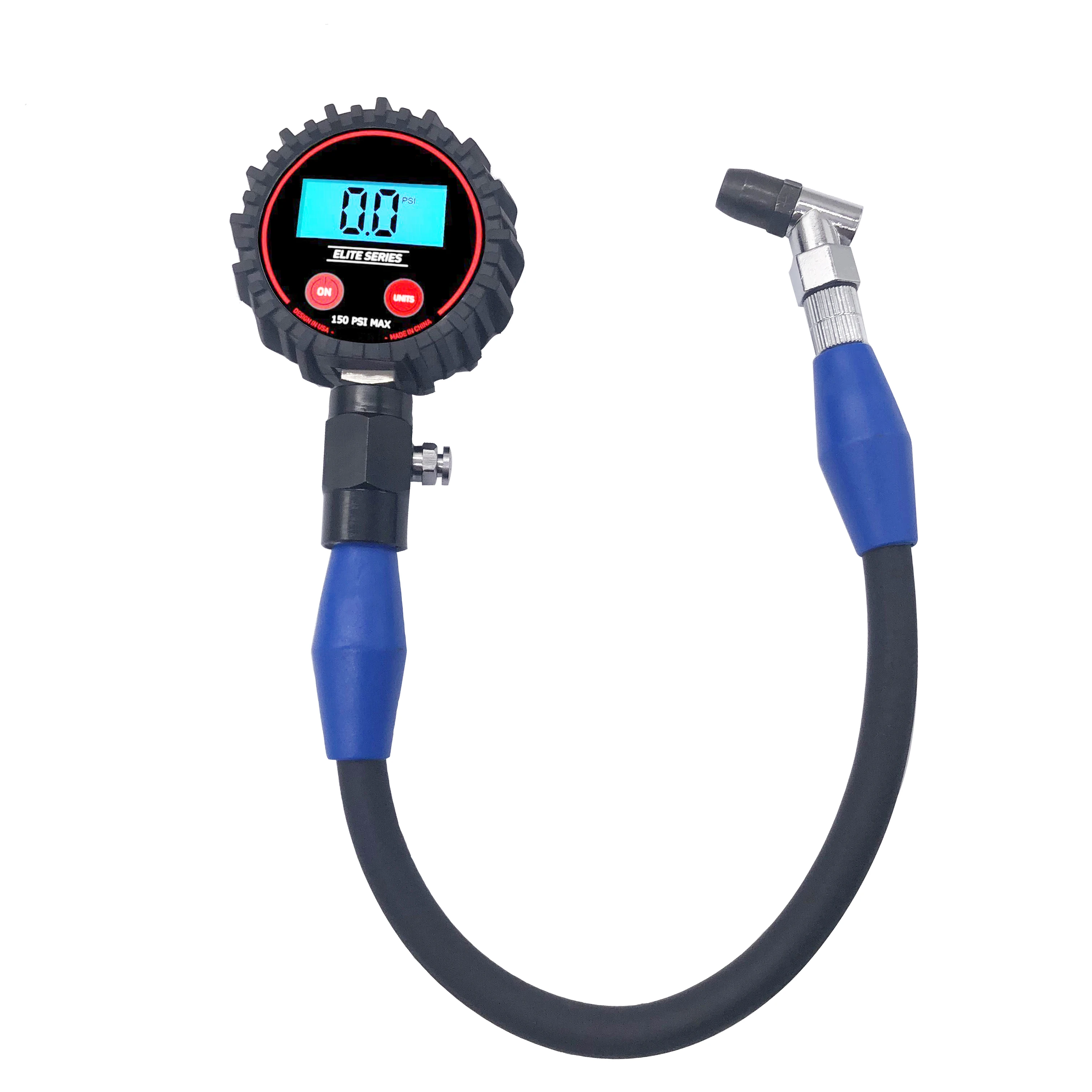 OEM 2.5' Electronic Digital Tyre Pressure Gauge with 45 degree chuck