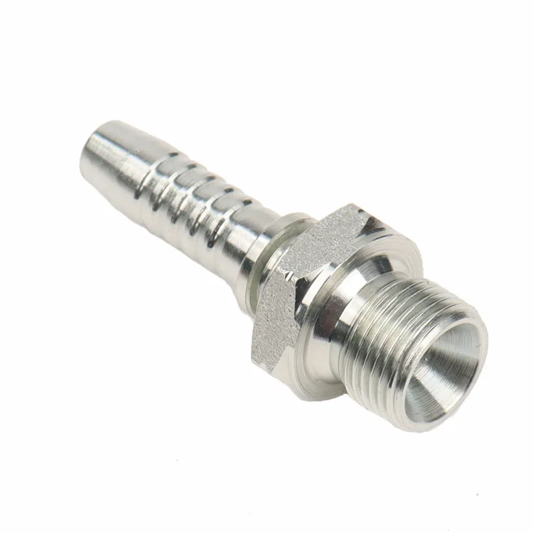 Manufacturer BSP male thread Carbon steel 12611 hydraulic hose fitting