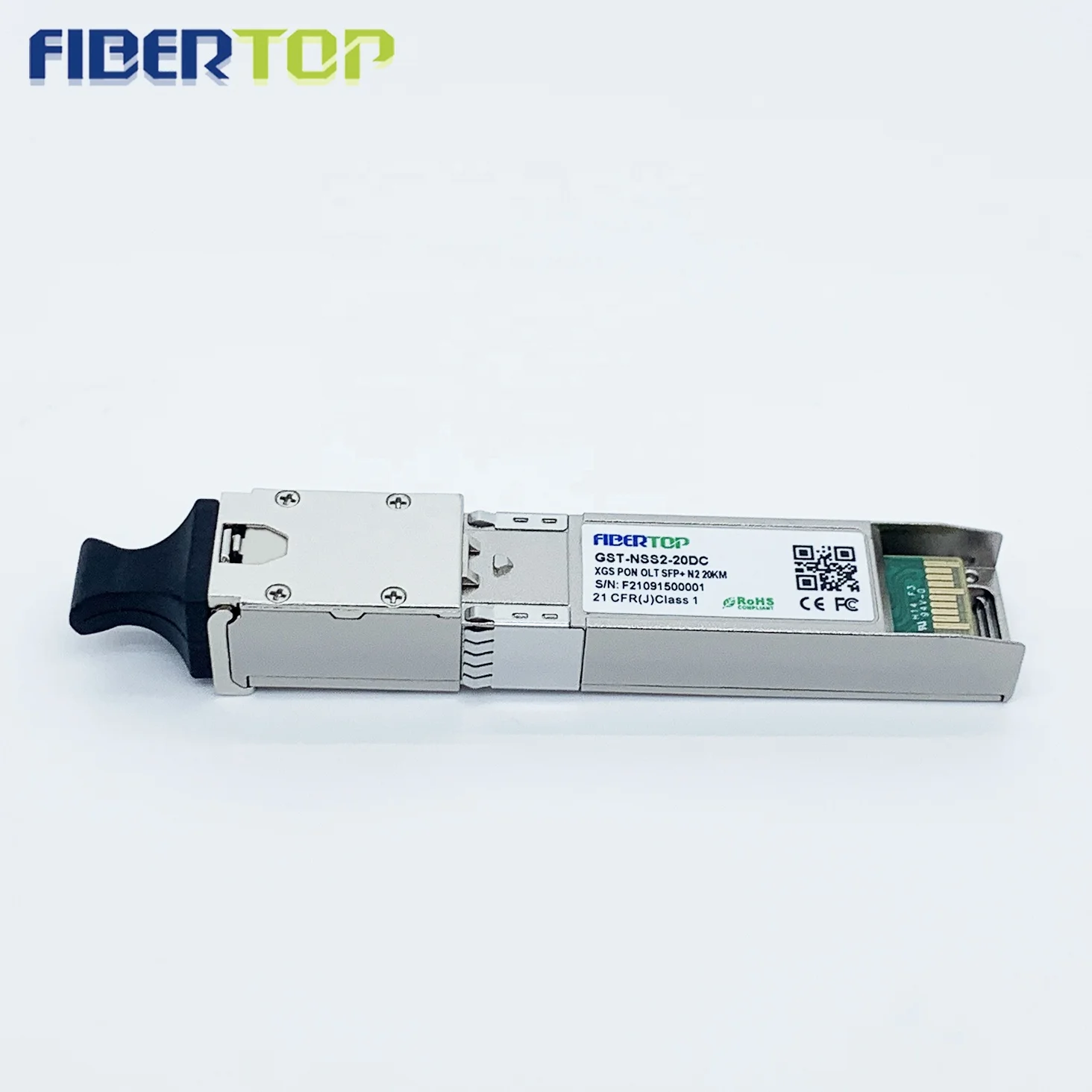 Оптический модуль Fibertop XGSPON OLT SFP + трансивер 20 км 1577nm-TX/1270nm-RX класс N2 DOM SC SMF