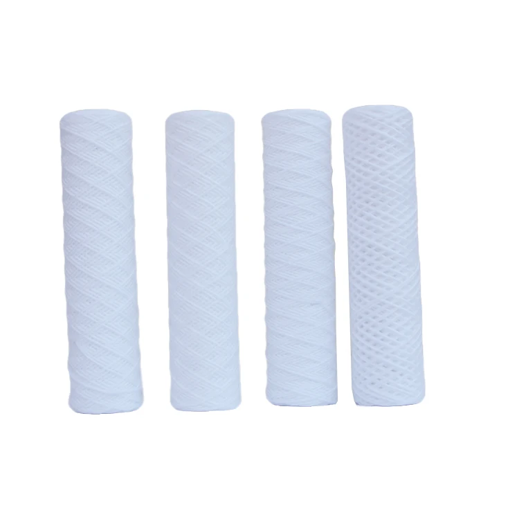 Hot Sell Fiberglass PP cotton Yarn String Wound Winding Filter Cartridge