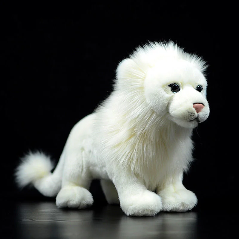 CPC CE OEM ODM на заказ Белый Большой Лев плюшевая игрушка чучело Leon Peluche Мягкая Игрушка Пудель для детей