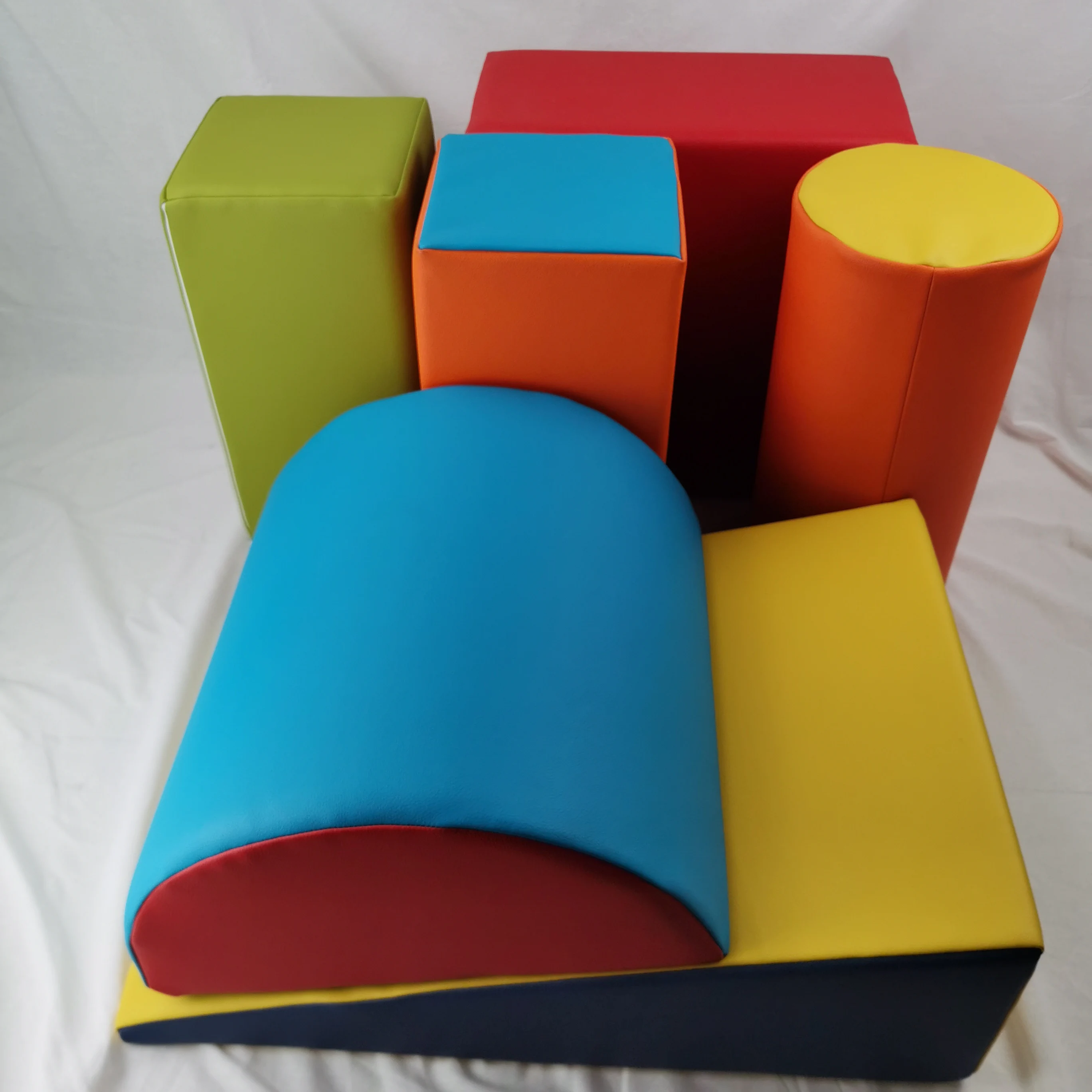 Indoor Room Preschool Corner Baby Stage Slide Play Set Foam Climbing Blocks Sets Gymnastic Mat For Toddlers Crawlers