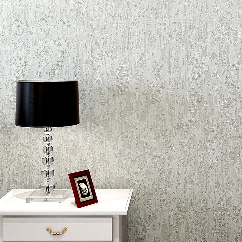 2022 Modern Plain Solid Non woven Wallpaper Home Decor Paper Rolls Wholesale