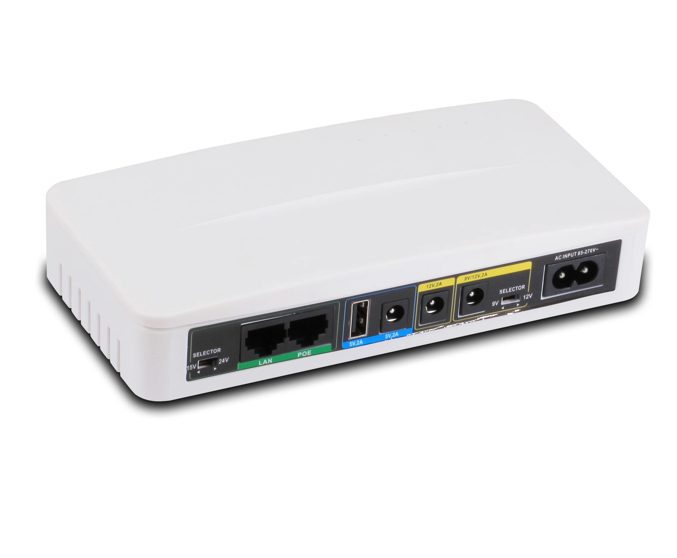 DC mini UPS 12V 9V 5V WIFI router UPS surveillance cameras uninterruptible power supply 15V 24V POE port