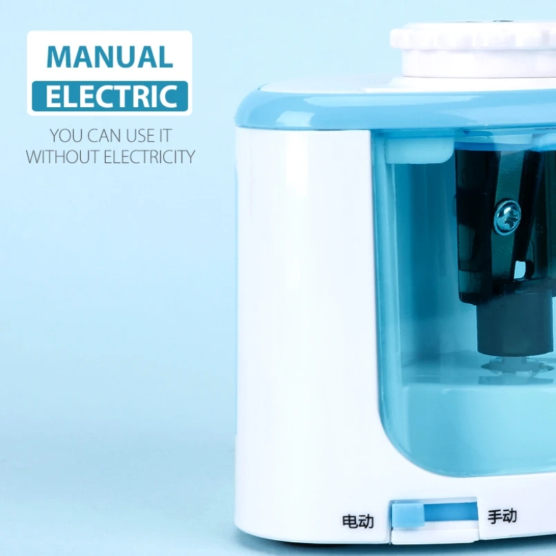 Tenwin 8005 Easy to Operate Dual-Purpose Electric Pencil Sharpener for Students Classroom