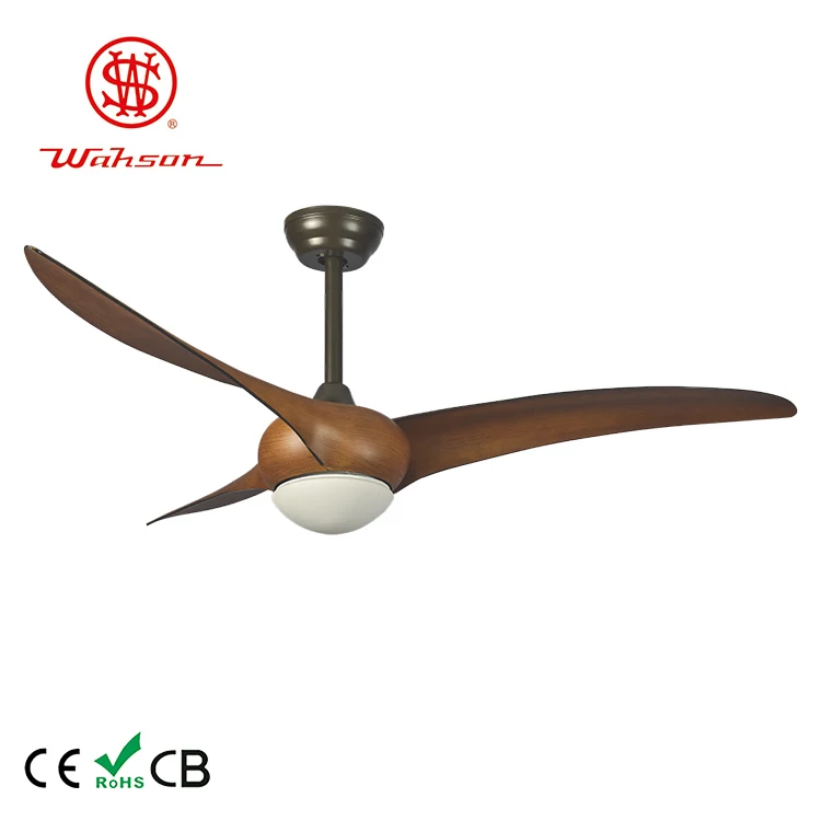 Высокое качество 52 дюйма потолочный вентилятор запас В комплект входят 3 лезвия, имитирующей дерево со светодиодной подсветкой