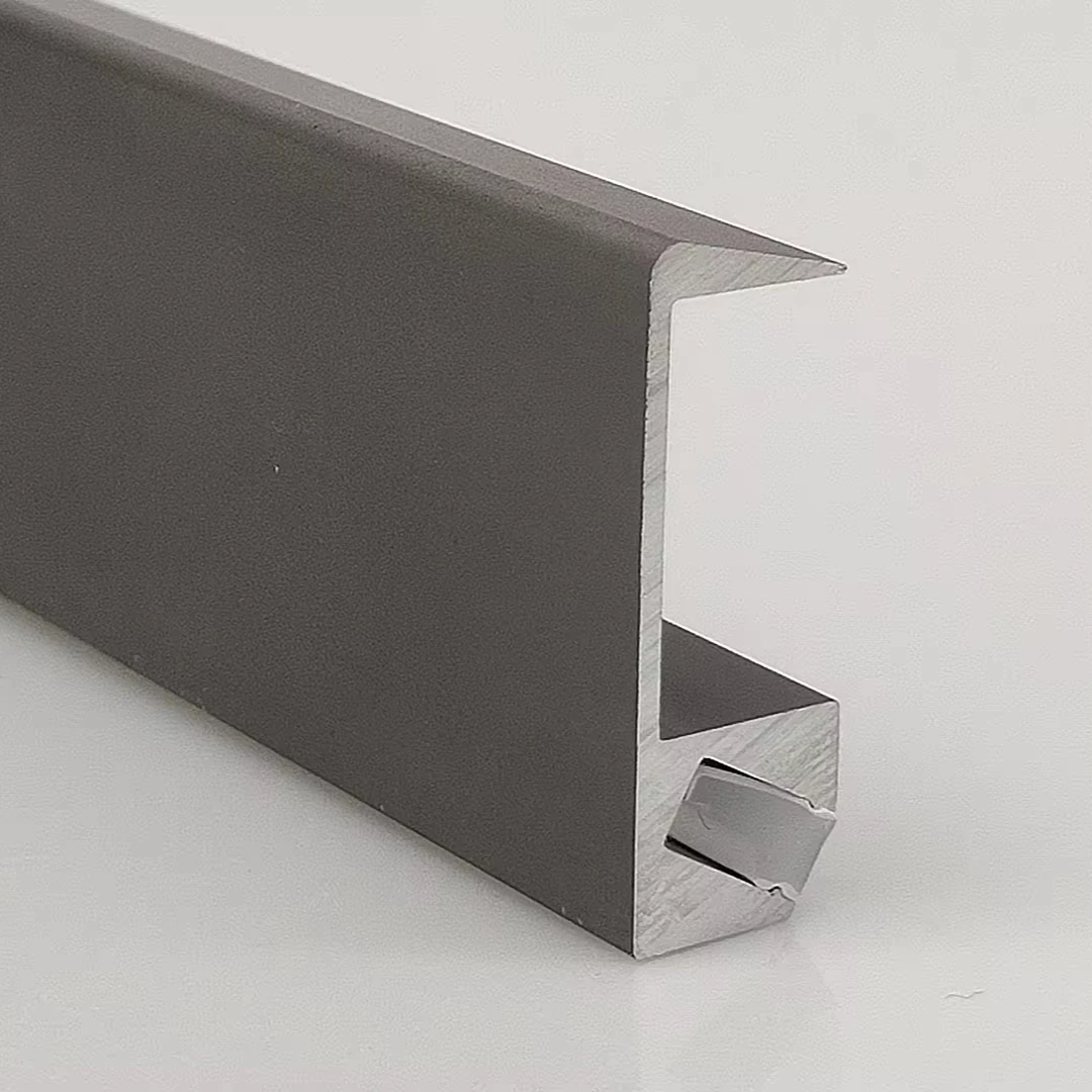 Aluminum Extruded Profile Kitchen Cabinet Laminated Silicon Aluminum Profile T5 Tempered Anodized Aluminum Profile