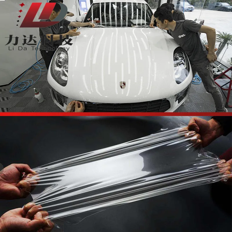 TPU Stretchable Waterproof Hood Decal/Car Stickers/PPF Transparent Auto Body Side Car Stickers